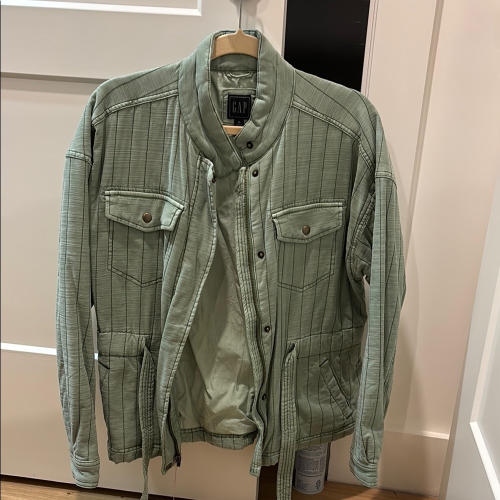 GAP Light Green Quilted Jacket